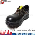 GIẦY BẢO HỘ NTT P-02 CHỈ VÀNG
