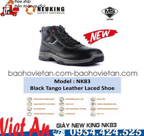 NK83 (KWS803) Giày da Neukings Singapore 2019 (cao cổ)