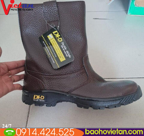 Ủng Da DH Màu Nâu - Ủng Bảo Hộ Lao Động
