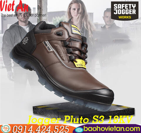 Giày Cách Điện Chính Hãng Jogger Pluto S3 18KV (Thương Hiệu Bỉ)