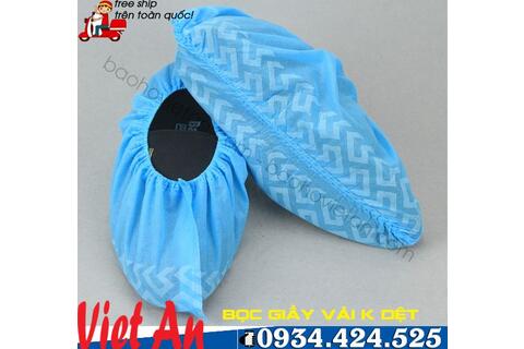 Bọc Giầy Chống Tĩnh Điện Dùng 1 Lần Màu Xanh